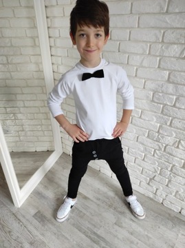Элегантная блузка с черной бабочкой Style Kids 122