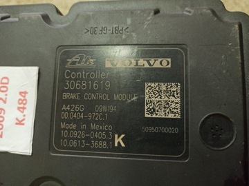 ECU 31269189, BCM 30681619 KLÍČEK VOLVO V70 2.0D