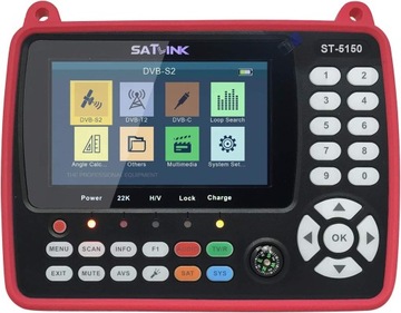 SATLINK ST-5150 DVB-S2/T2/C Поиск спутникового телевидения высокой четкости