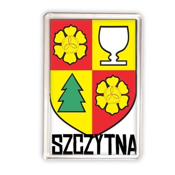 magnes akrylowy herb Szczytna