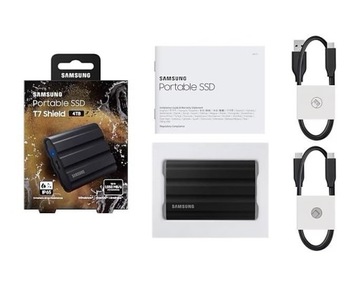 Портативный внешний SSD-накопитель SSD T7 Shield USB3.2, черный