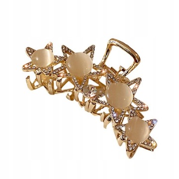 Banana Hair Clips Women Hairpin Crystal Jaw