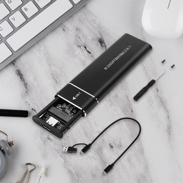 USB 3.1 10G M.2 NVMe Внешний корпус Алюминиевый сплав Простота в использовании