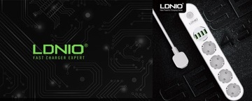 Удлинитель, 4 розетки + 4 удлинительных кабеля USB