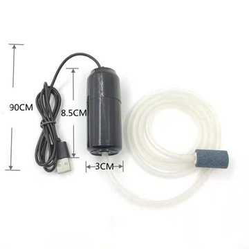 Воздушный насос для аквариума Quiet черный