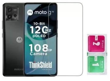 КОЖАНЫЙ ЧЕХОЛ-КОБУШКА ДЛЯ MOTOROLA MOTO G72 + СТЕКЛО ДЛЯ 9Ч ДИСПЛЕЯ