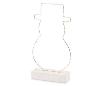 BAŁWAN metalowy 29cm TIMER 2xAA 20 microLED new!