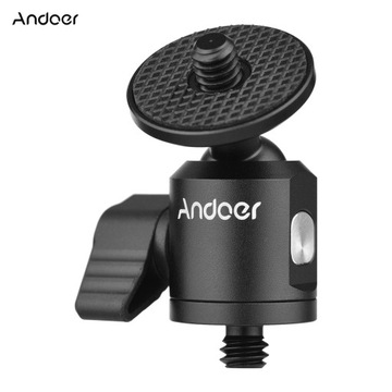 Andoer Мини-адаптер с шаровой головкой, шар для штатива для камеры