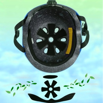 ДЕТСКИЙ ВЕЛОСИПЕД ШЛЕМ РОЛИКИ КОНЬКИ РЕГУЛИРУЕМЫЕ С ВЕНТИЛЯЦИЕЙ ЛЕГКИЕ 51-54 СМ