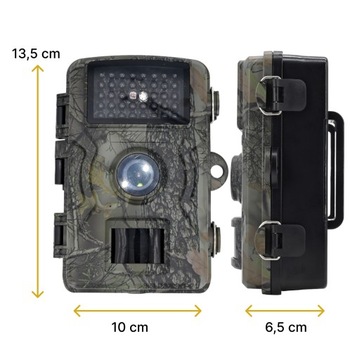 KAMERA LEŚNA FOTOPUŁAPKA 1080FHD IR 801 FULL HD Czujnik RUCHU Ukryta Kamera