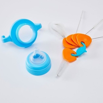 Komplet 5 szczoteczek do bidonów i słomek, b.box