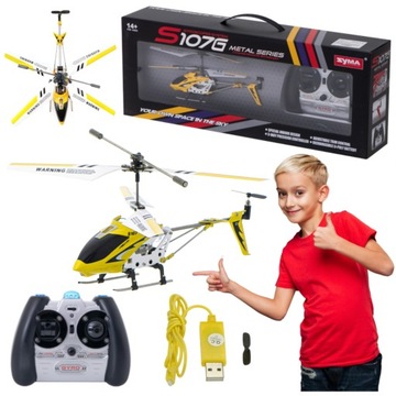 HELIKOPTER ZDALNIE STEROWANY NA PILOTA RC SYMA S107G ŻÓŁTY 3 KANAŁOWY