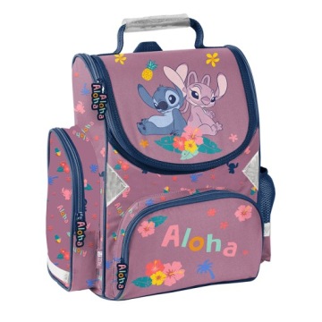 Ранець для дівчинки рюкзак шкільний 1 3 клас Stitch і Angel Stich