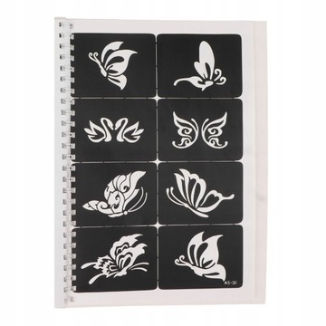 Airbrush Tattoo Szablony 97 Wzory Wodoodporne