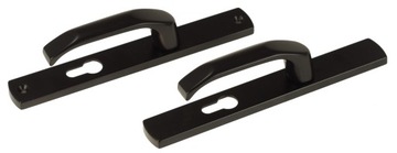 РУЧКА ДЛЯ ВОРОТ ДИАНА 90ММ ЧЕРНАЯ ВСТАВКА ЛИТАЯ ДОСКА ПОЛЬША