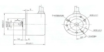 Энкодер N38G6-1000BM-8-30F2 1000 имп/об 8-30В HTL