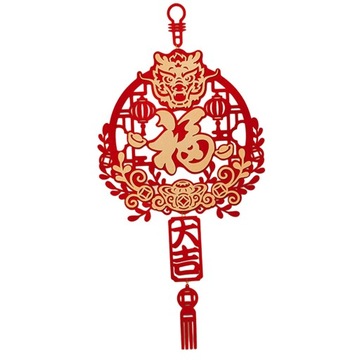 Украшения весеннего фестиваля, китайские новогодние куплеты, стиль стены F