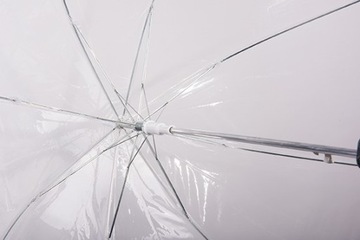 Женский зонт, прозрачная фольга