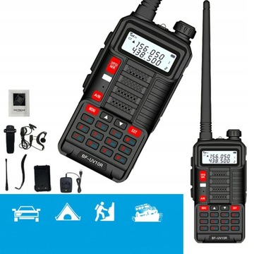 Рация Baofeng BF-UV10R Рация дальнего действия 3-5 км 8 Вт