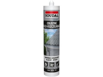 Soudal COLOZINC klej do blach, bezbarwny, poj. 290