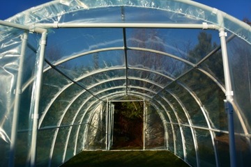 Садовая фольгированная туннельная теплица 6х3 м, 4 секции, фольга LEMAR Polish Производитель