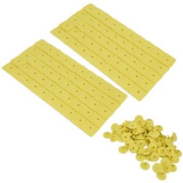 100 комплектов пластиковых сережек для крупного рогатого скота