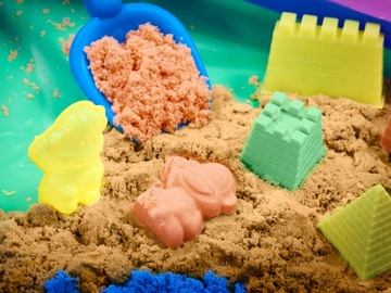 BibiMoon Kinetic Sand 5 кг НАБОР ПЕСОЧНЫХ ЯЩИКОВ ФОРМАТЫ