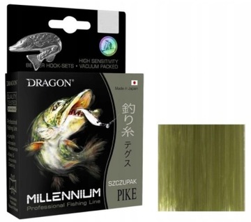 ŻYŁKA DRAGON Millenium SZCZUPAKA 0,30mm 10kg 150m