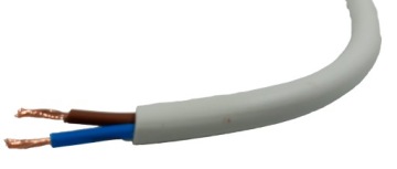 Przewód kabel linka OMY 2x0,75 300/300V 1m