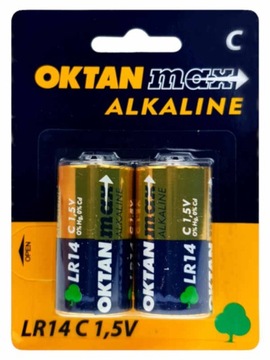Baterie Oktan LR14 alkaiczne opak. 2 szt.