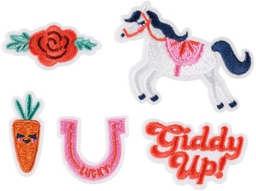 Naprasowanki Giddy up, mix, 2-7x3.5-7 cm