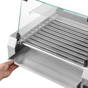 VEVOR Elektryczny 30 Hot Dog 11 rolkowy komercyjny grill kuchenka maszyna 2200W