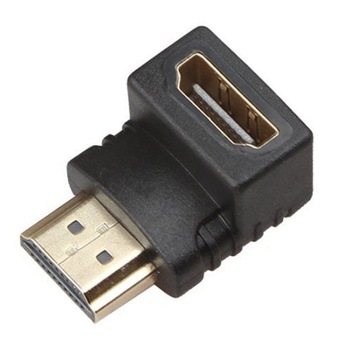 Угловой адаптер 90° HDMI «мама» — HDMI «папа»