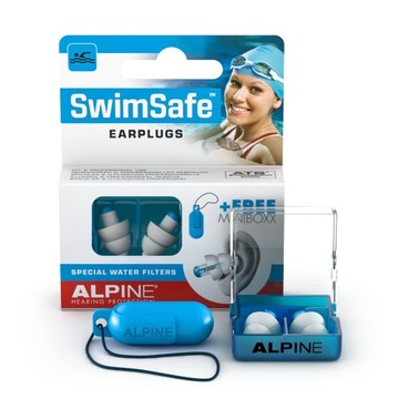 Беруши для бассейна Alpine SwimSafe, M, старая версия, низкая цена!