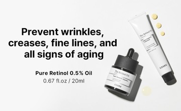 COSRX Retinol 0.5 Oil, Anti-aging Serum with 0.5% Retinoid Treatment