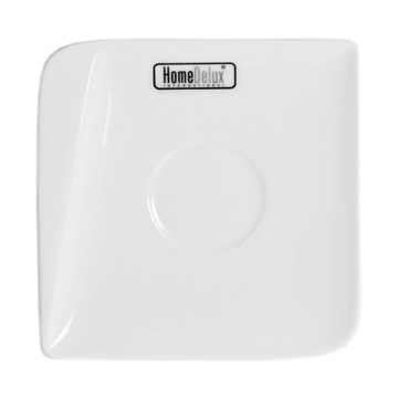 Talerzyk spodek pod filiżankę QUATRE biały