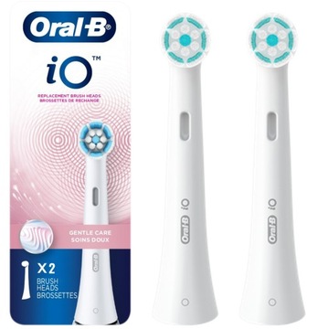 2x KOŃCÓWKA ORAL-B iO WHITE GENTLE CARE BIAŁA DO SZCZOTECZKI MAGNETYCZNEJ