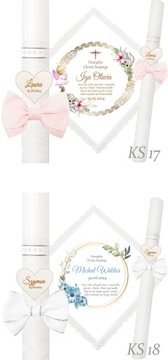 КРЕЩЕННЫЙ ХАЛАТ И СВЕЧА КРЕЩЕННЫЙ ИМЯ эко