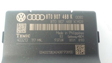 AUDI A4 B8 MODUL ŘÍZENÍ GATEWAY 8T0907468K