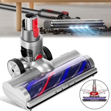 ELEKTRYCZNA TURBOSZCZOTKA ZE ŚWIATŁAMI KOMPATYBILNA Z DYSON V7/8/10/11/15