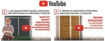 АЛЮМИНИЕВЫЕ ГАРАЖНЫЕ ДВУПОЛОТНИЧНЫЕ ВОРОТА!