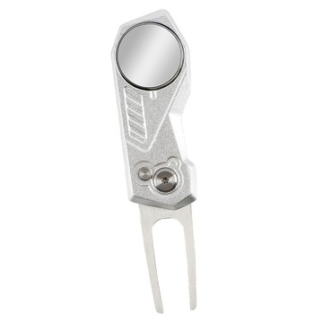 Сменный инструмент для ремонта Golf Divot, складной, легкий, прочный, серебристый