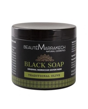 Beaute Marrakech, Tradycyjne mydło czarne – oliwne, 200g