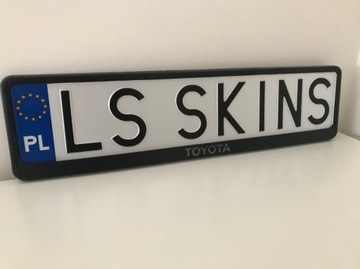 Рамка номерного знака Toyota / 2 шт.