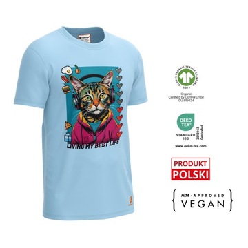 KOSZULKA T-shirt krótki rękawek bawełna organiczna Challenge M