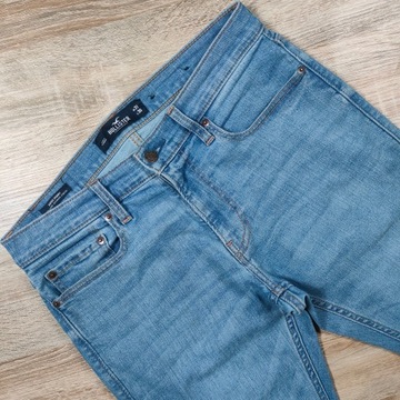 HOLLISTER Super Skinny Jeansy Męskie r. W31L30