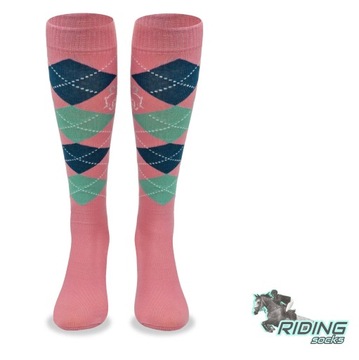 Гольфы для верховой езды SPDJ – розовые – Модель-36