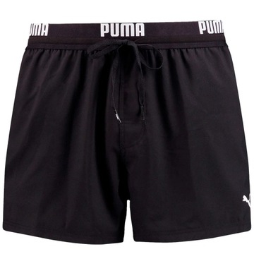 Spodenki kąpielowe męskie Puma Logo Short Lenght czarne 907659 03 L