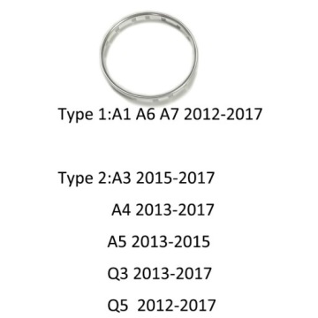 РАМА РУЛЕВОГО КОЛЕСА AUDI ХРОМИРОВАННАЯ, КАК ОРИГИНАЛЬНАЯ СЦЕПКА