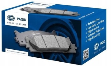 KLOCKI HAMULCOWE TYŁ 8DB 355 010-601 HELLA PAGID